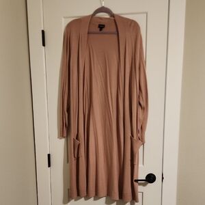 Tan Long Cardigan